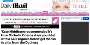 Daily Mail Australia organic botox gel 